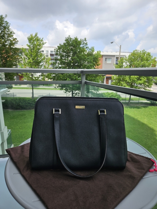 kate spade Handbags - kate spade Black Leather Tote Bag